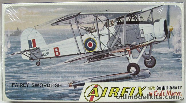 Airfix 1/72 Fairey Swordfish - Craftmaster Issue, 1207-50 plastic model kit